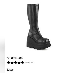 Demonia Platform Vegan Boots